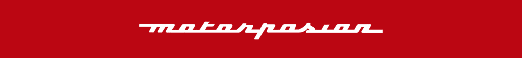 Logo de Motorpasión con fondo rojo y texto en blanco.