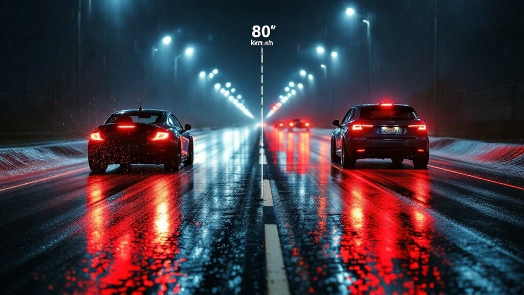 La imagen muestra un taller de reparación de automóviles donde un coche blanco está elevado en un elevador hidráulico. Tres mecánicos están trabajando en el coche, específicamente manejando los neumáticos. Un mecánico sostiene un neumático, otro está colocando un neumático en el coche y un tercer mecánico está de pie cerca. El taller está bien iluminado con varias herramientas y equipos visibles en el fondo. Esta imagen es interesante y relevante ya que representa una situación común de mantenimiento automotriz, destacando la importancia del servicio regular del vehículo y el papel de los mecánicos en garantizar la seguridad y el rendimiento del vehículo.