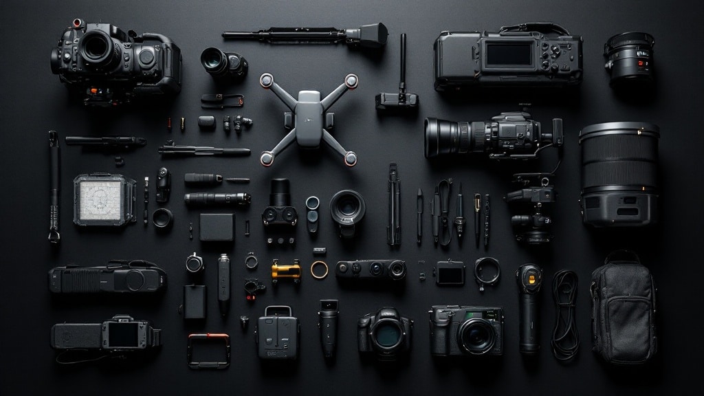 Equipamiento profesional para producción de vídeo automotriz: cámaras, drones y estabilizadores de última generación