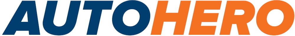 "La imagen muestra el logotipo de 'AUTOHERO'. La palabra 'AUTO' está escrita en color azul, y la palabra 'HERO' está escrita en color naranja. La fuente es negrita y sans-serif, con las letras 'A' y 'H' ligeramente más grandes que las demás letras. Este logotipo es interesante y relevante, ya que representa una marca o empresa relacionada con la industria automotriz.