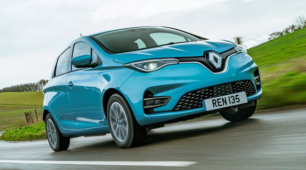 Renault Zoe azul