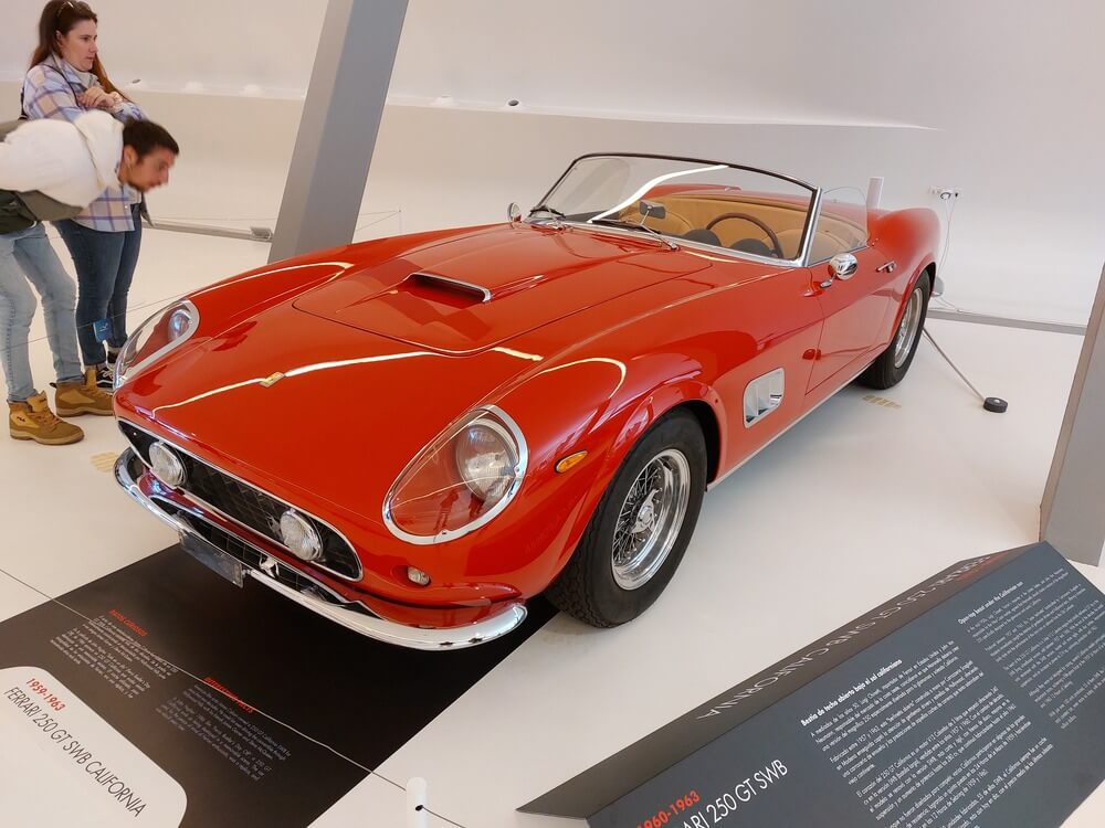 Ferarri 250 California, perspectiva