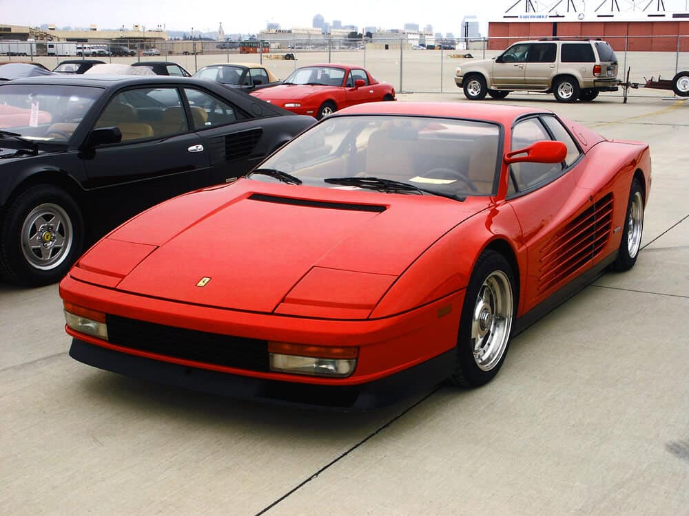 Ferrari Testarossa en el Festival of Speed